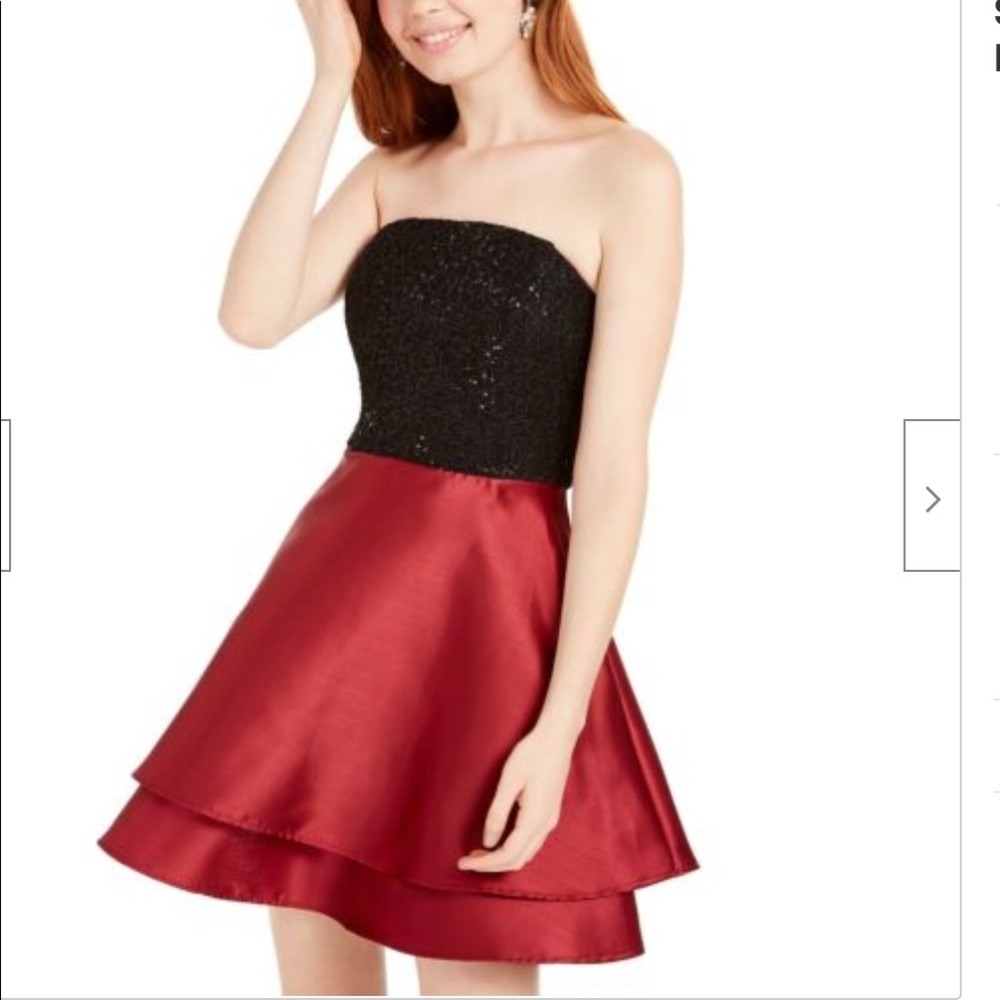 Speechless Fit & Flare dress layered skirt size 3